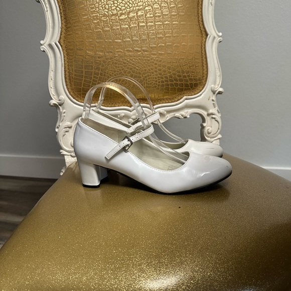 Pleaser White School Girl Mary Janes Costume Heels Drag Queen Crossdresser 9 - Picture 2 of 6